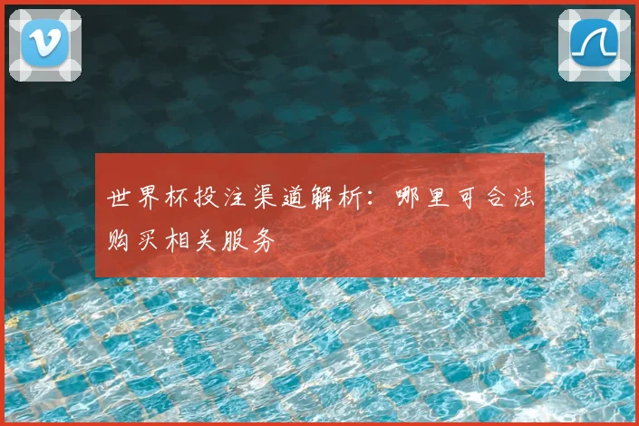 世界杯投注渠道解析:哪里可合法购买相关服务